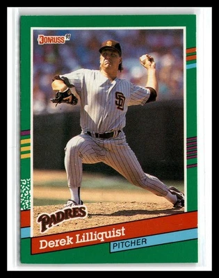 Derek Lilliquist 1991 Donruss #570a San Diego Padres - Image 1 of 2