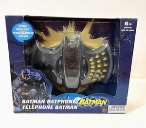 BATMAN BATPHONE W/ AMBER BACKLIGHT BRAND NEW KSM6013 DC KIDS STATION TOYS 2005 - Picture 1 of 6