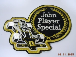 Rare John Player Special LOTUS Formula 1 Embroidered Iron-on Patch 4.5" - Picture 1 of 2