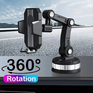 Long Arm Universal Car Truck Mount Phone Holder Stand Dashboard Windshield - Picture 1 of 15