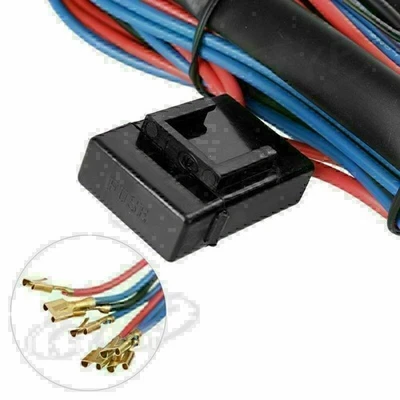 Fit Auto Electric Window Control Switch Kit With Wiring Harness 12V Universal - Image 1 of 4