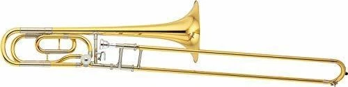 Yamaha Tenor Bass Trombone Ysl-640 YSL640 Gold Lacquer Finish Professional