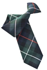Mackenzie Tartan Mens Clip On Tie with optional Hanky - Picture 1 of 2
