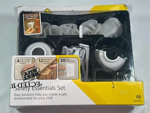 Brand New 46 Pieces Safety Essentials Home Safety Childproofing Kit.White (Read) - Picture 1 of 4
