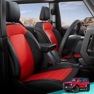 Seat Covers for Ford Bronco 4 Door 2025 2024 2023 2022 2021, 1:1 Customized F... - Picture 1 of 7