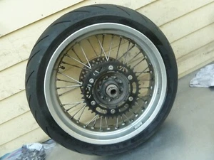 Rear wheel tire rotor complete 2011 Husqvarna SM630 SMS630 OEM #N8 - Picture 1 of 6
