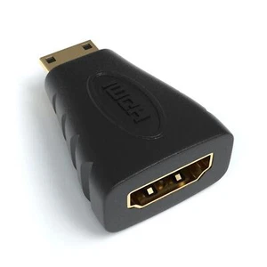 HDMI auf mini HDMI Adapter Typ A Buchse zu Typ C Stecker vergoldet - Bild 1 von 6