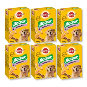 Pedigree Biscrok Multi Mix 6 x 500 g Hundeleckerli, knusprige Kekse - Bild 1 von 3