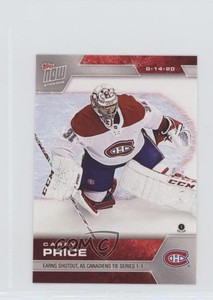 2019-20 Topps Now NHL Stickers Stanley Cup Playoffs /154 Carey Price #SCP-58