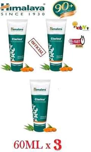 Clarina Anti Acne Face Wash (3 Pack) Neem Turmeric - Pimple Scars & Wounds - Picture 1 of 6
