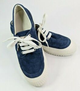 Tod's Hogan H258 Traditional Suede Sneaker shoe Navy Womans US 10, EUR 40
