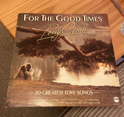 FOR THE GOOD TIMES PERRY COMO-VINYL-1983-33rp-12”-TELSTAR2235-VINTAGE - Image 1 of 4