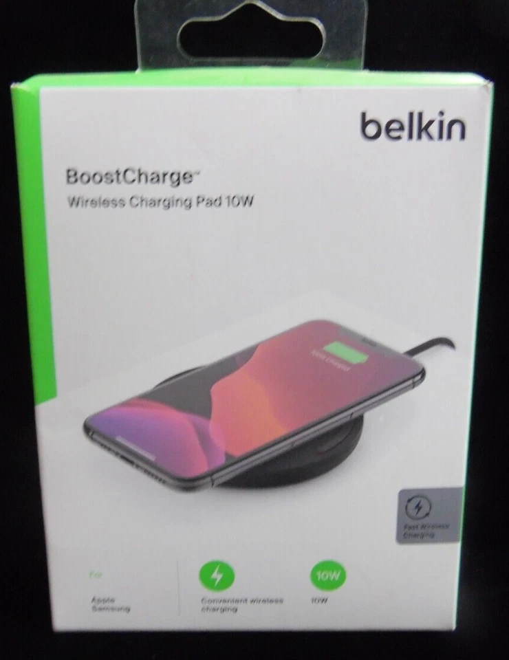 Belkin F5z093-blk 10w Wireless Charging Pad Black