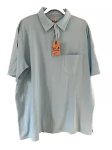NWT Bills Khakis Mens Short Sleeve Light Blue Palmer Golf Polo Shirt Size XL - Picture 1 of 7