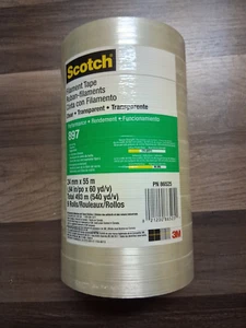9 ROLLS - 897 3M SCOTCH FIBERGLASS FILAMENT STRING TAPE 24MM X 55 M - Picture 1 of 6