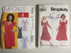 Women's Simplicity #9185 sz 18,20,22 & McCall's #M6032 sz 18W-24W Uncut - Picture 1 of 7