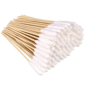 100Pcs Dog Cotton Buds Long Ear Dog Cleaner Cotton Swab Sticks Ordinary Used - Picture 1 of 12