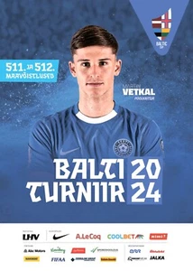 ESTONIA v FAROE & LITHUANIA & LATVIA 2024 Baltic CUP OFFICIAL 44 pages - Picture 1 of 1