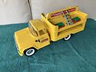 #8 Very Rare 1960 Yellow Buddy L Pressed Steel Coca Cola Ford Delivery Truck 