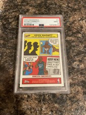 2004 Kevin Garnett Bazooka Comics PSA 9 Minnesota Timberwolves Celtics POP 1