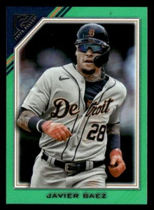2022 Topps Gallery #138 Javier Baez Green #/125 - Picture 1 of 2
