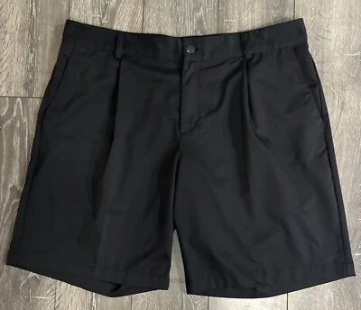 Pantalones cortos de golf Adidas Climalite de 3 rayas para hombre talla 38 negros Foto 1 de 4