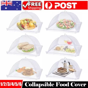 BBQ Food Cover Collapsible Food Cover Pop Up Mesh Fly Net Kitchen Party 43CM - Picture 1 of 12