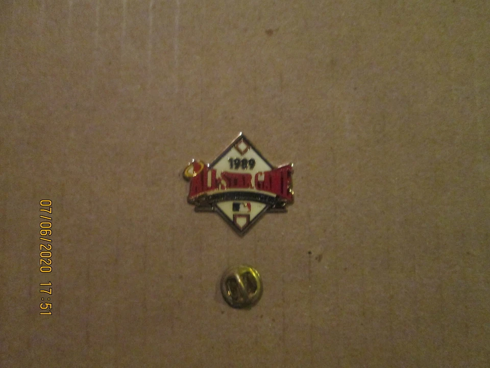 MLB California Angels Vintage Circa 1989 All Star Game Logo Baseball Lapel Pin - Image 1 of 1