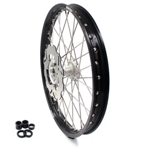KKE 1.6*21" Dirt Bike Cast Front Wheel Fit Honda XR650R 2000-2008 Disc Black Rim - Picture 1 of 6