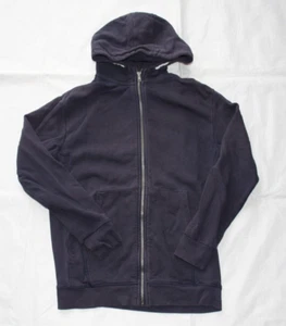 Marks and Spencer Boys Hooded Zipper Top 13-14 Years - Navy Blue - Picture 1 of 1