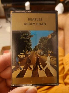 The Beatles Abbey Road Cassette Tape - 1969 White Paper Label Version Very Rare - Picture 1 of 4