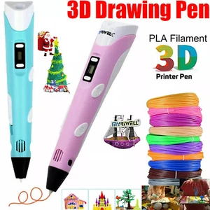 Kinder 3D Stifte Set 3D Druckstift 36m 12Farben PLA Filament DIY 3D Printing Pen - Bild 1 von 14