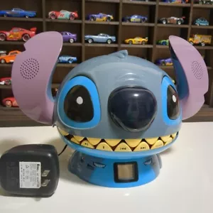 Disney Stitch Vintage Portable CD Player Radio Music Limited Used From Japan - Picture 1 of 18