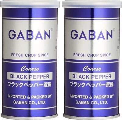 GABAN Black Pepper rough 100g x 2 From JAPAN - Image 1 of 3