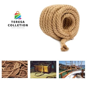 Jute Rope Garden Twine String Indoor and Outdoor DIY Twisted Manila Rope Home... - Picture 1 of 9