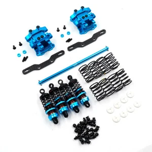 Yeah Racing TATT-S07BU Aluminum Performance Shock Upgrade Set Blue : Tamiya TT02 - Picture 1 of 8