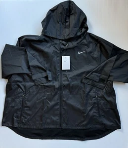 Women's Nike Running Jacket (Plus Size) Essential BLACK  CZ2851-010 SIZE 3X - Picture 1 of 6