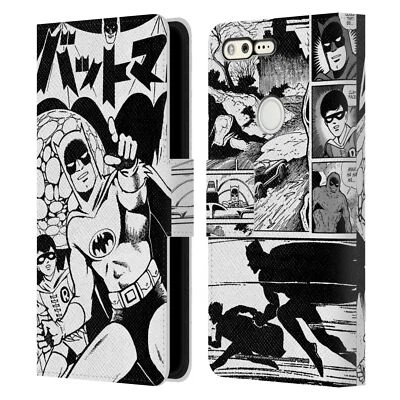OFFICIAL BATMAN DC COMICS BAT-MANGA! LEATHER BOOK WALLET CASE FOR GOOGLE PHONES - Image 1 of 4