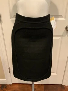 Fendi Black Felted 100% Felted Wool Pencil Skirt, Size 6 (US) 40 (IT) - Picture 1 of 9