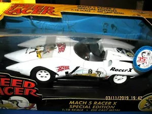 SPEED RACER MACH 5 RARO RACER X 35 ANIVERSARIO EDICIÓN ESPECIAL NUEVO EN CAJA y mando a distancia - Imagen 1 de 8