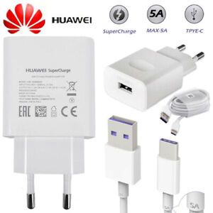 Huawei HW-050450E00 Adaptateur Chargeur Rapide + USB Type-C pour Huawei P10 Plus