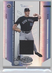2004 Leaf Certified Materials White Mirror Fabric /200 Al Leiter #6
