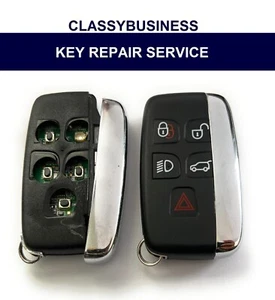 für LAND ROVER DISCOVERY 4 Schlüsselanhänger Reparatur Shell Case Batterie Ersatz Service - Bild 1 von 1