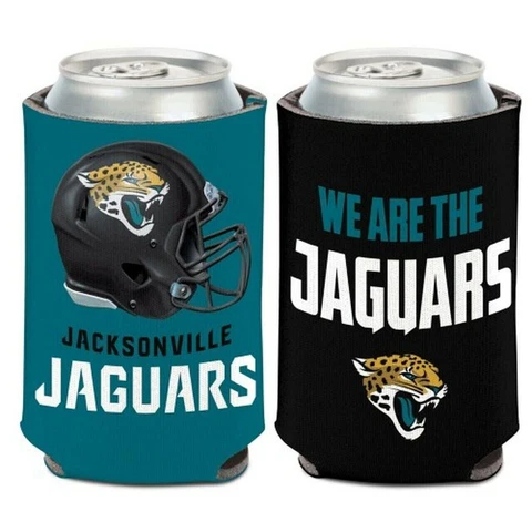 Jacksonville Jaguars Slogan Design NFL Can Cooler " WE ARE THE JAGUARS " Cover