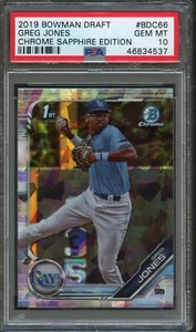 BB - 2019 - Bowman Chrome S/E - Greg Jones - #BDC66 - PSA 10 - Imagen 1 de 2