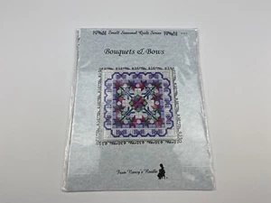 Nancy Needle Bouquets And Bows Needlepoint Pattern Small Seasonal quilt Series - Picture 1 of 3