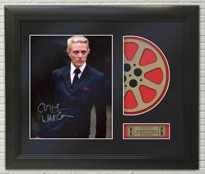 Christopher Walken framed Reproduction Signature Photo Reel Display - Picture 1 of 4