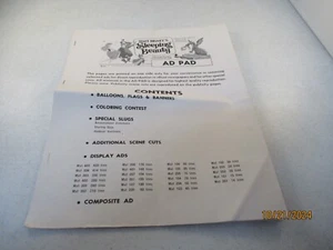 1970 Walt Disney Sleeping Beauty AD PAD 10 pages LOOK!!!! - Picture 1 of 5