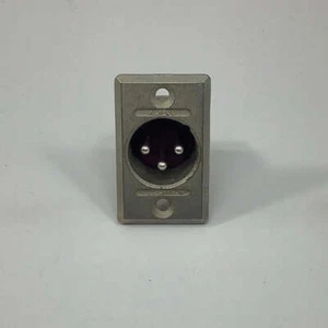 XLR-3-32 - ITT CANNON - Male 3 Pin XLR Panel Mount Connector - Picture 1 of 3