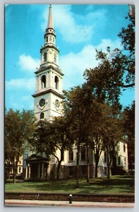 Postcard Rhode Island  Providence First Baptist Church 7C - Picture 1 of 2